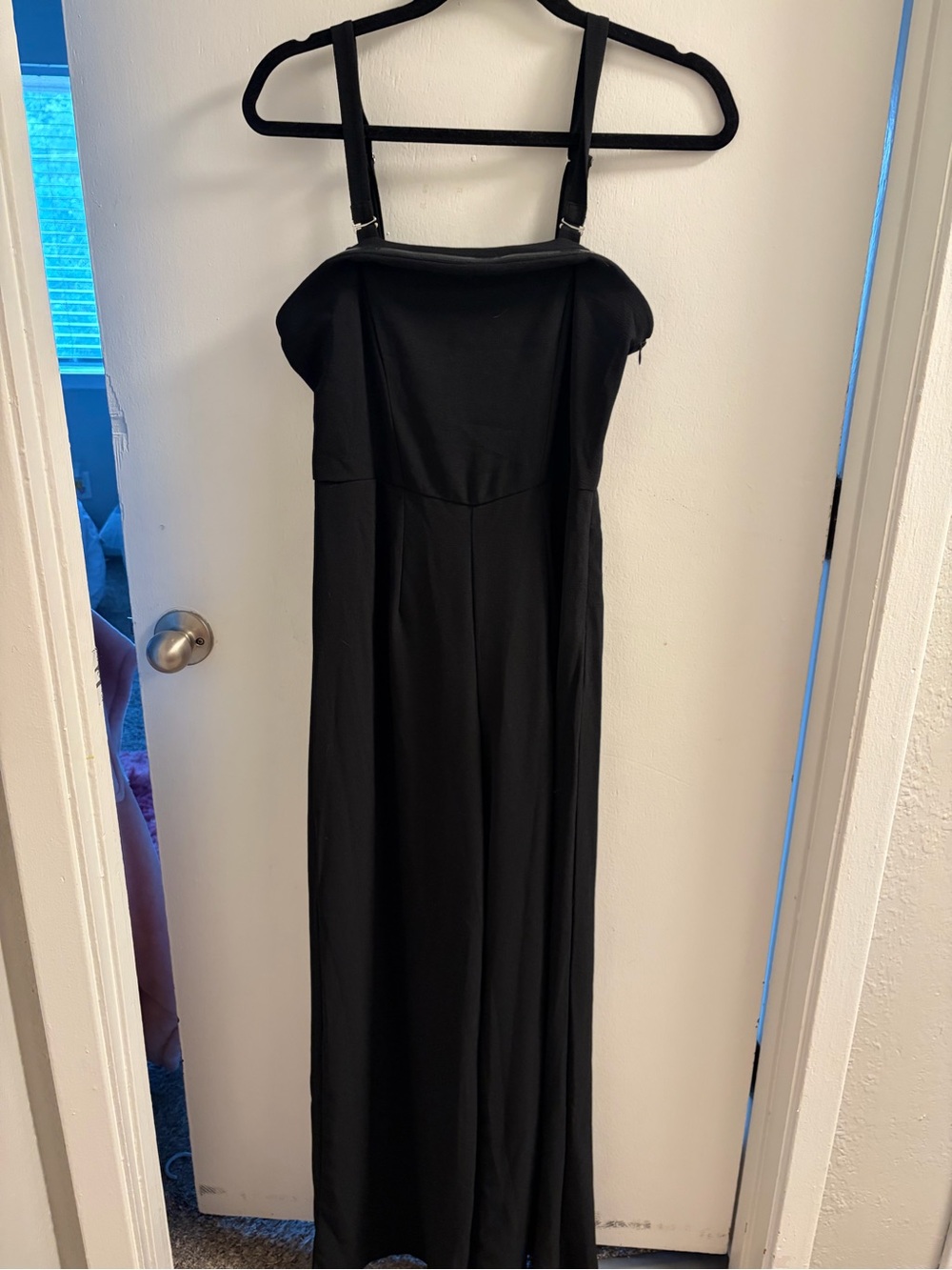 wild fable Black Wide-Leg Jumpsuit with Adjustable Straps